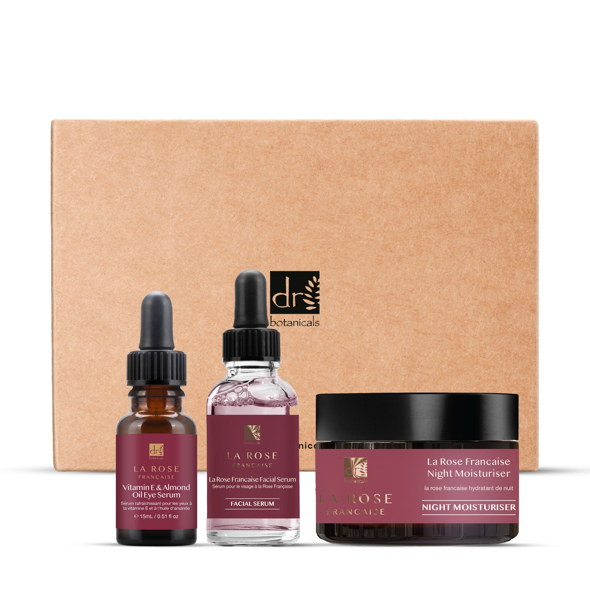 DB  La Rose Française - Facial Serum, Eye Serum and Night Moisturiser - skinChemists