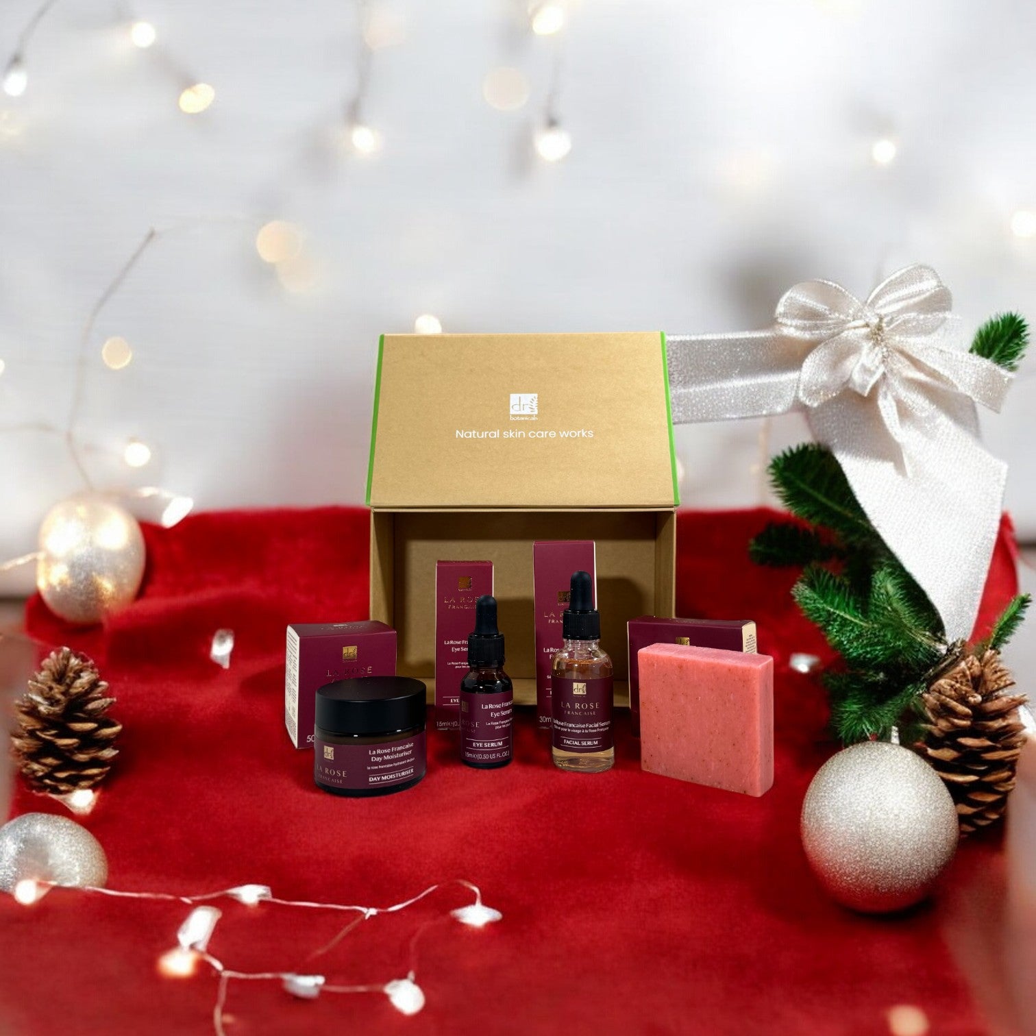 Dr Botanicals Anti-Ageing La Rose Francaise Morning Skincare Christmas Gift Set - skinChemists