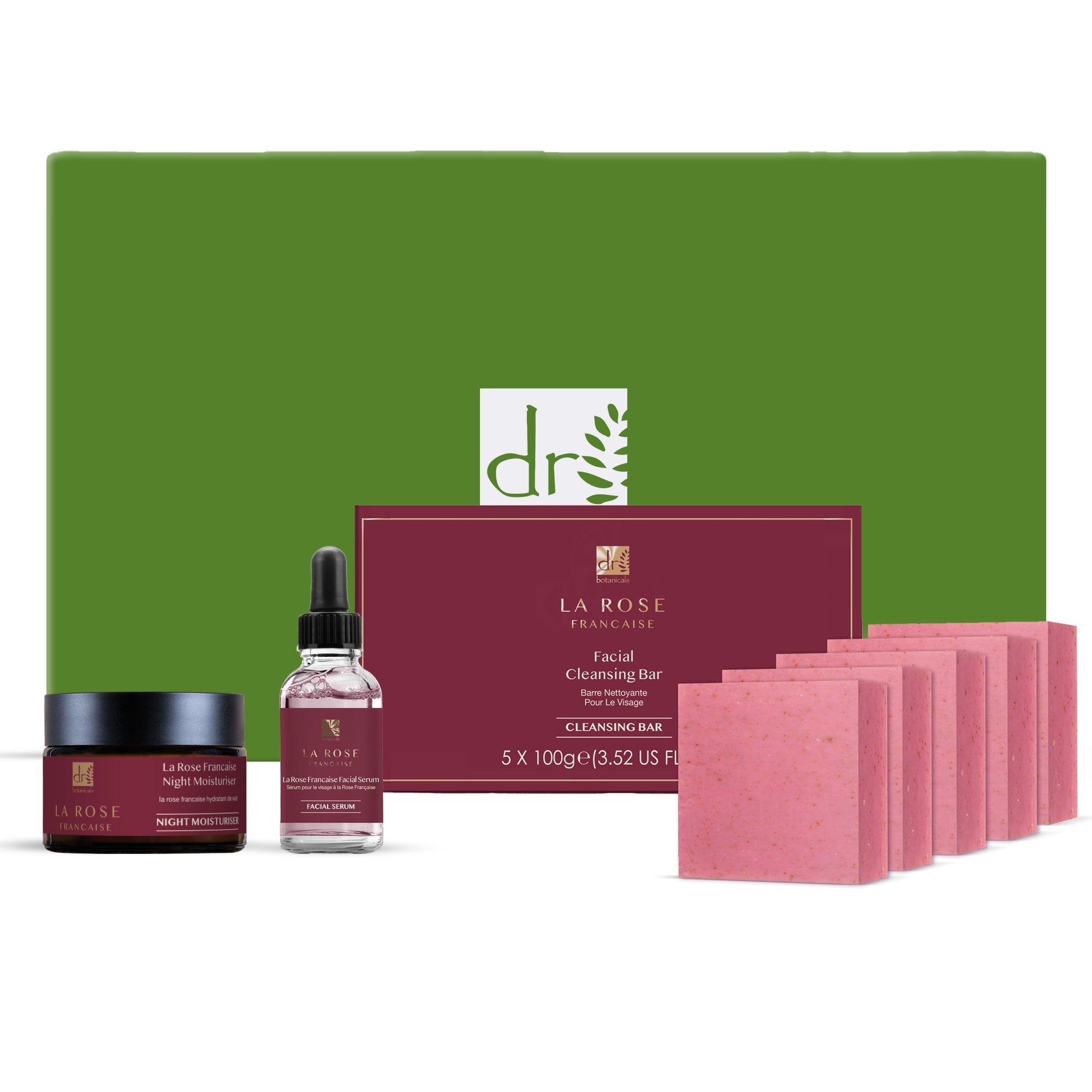 Dr Botanicals Anti-Ageing La Rose Française Evening Skincare Gift Set - skinChemists