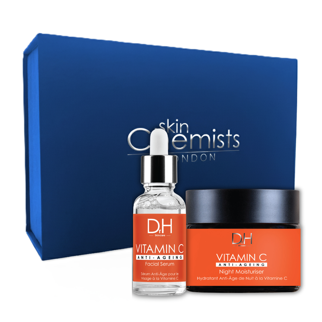 Anti-Aging Vitamin C Facial Serum 30ml + Vitamin C Anti-Ageing Night Moisturiser 60ml