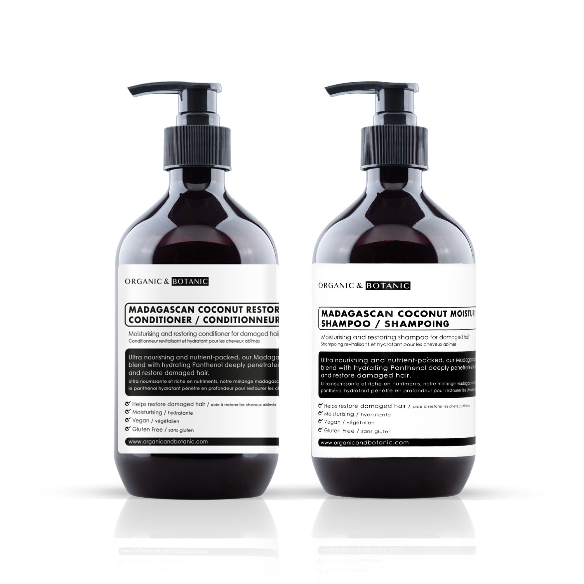 Organic & Botanic Madagascan Coconut Shampoo & Conditioner - skinChemists