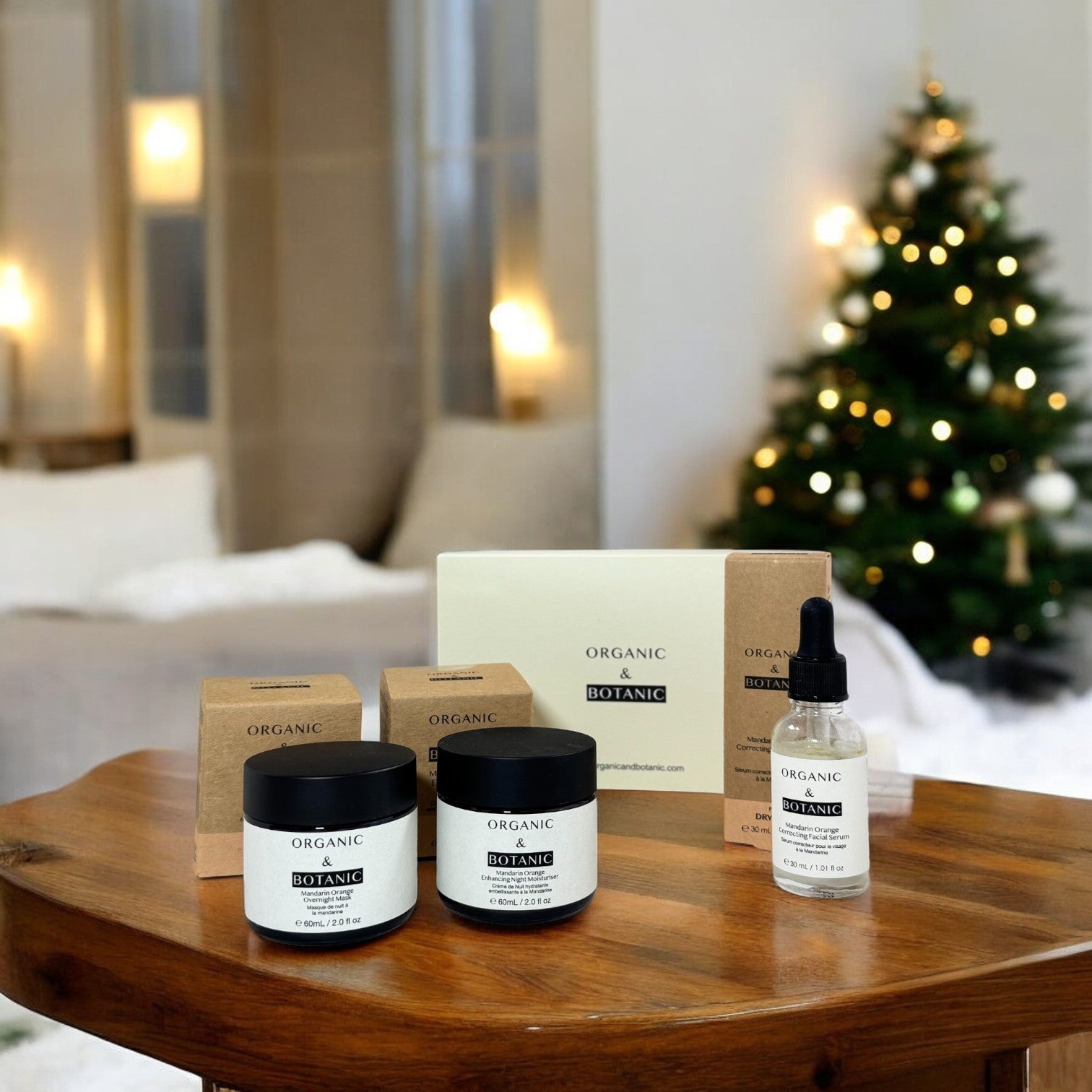 Organic & Botanic Mandarin Orange Anti-Ageing Skincare Christmas Gift Set - skinChemists