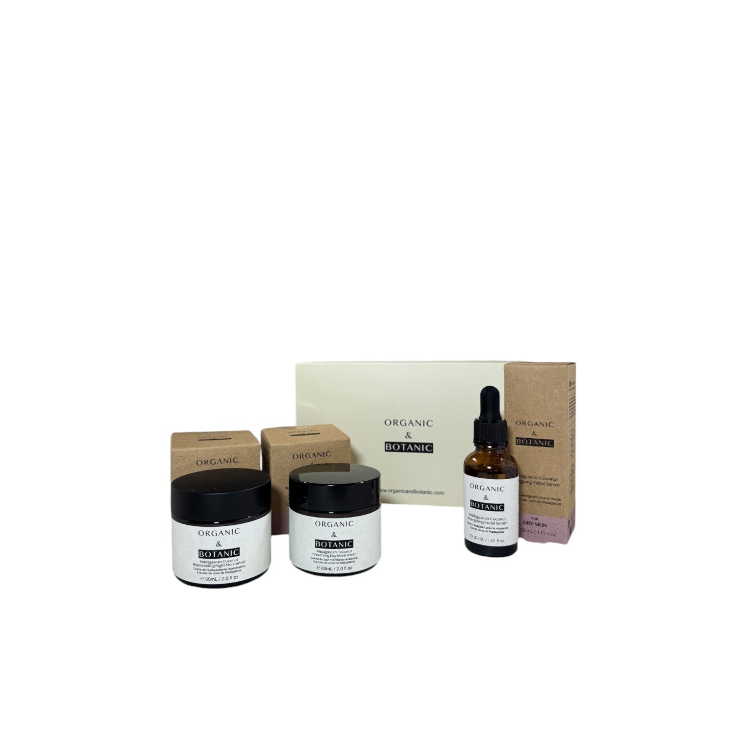 Organic & Botanic Madagascan Coconut Anti-Ageing Skincare Christmas Gift Set - skinChemists