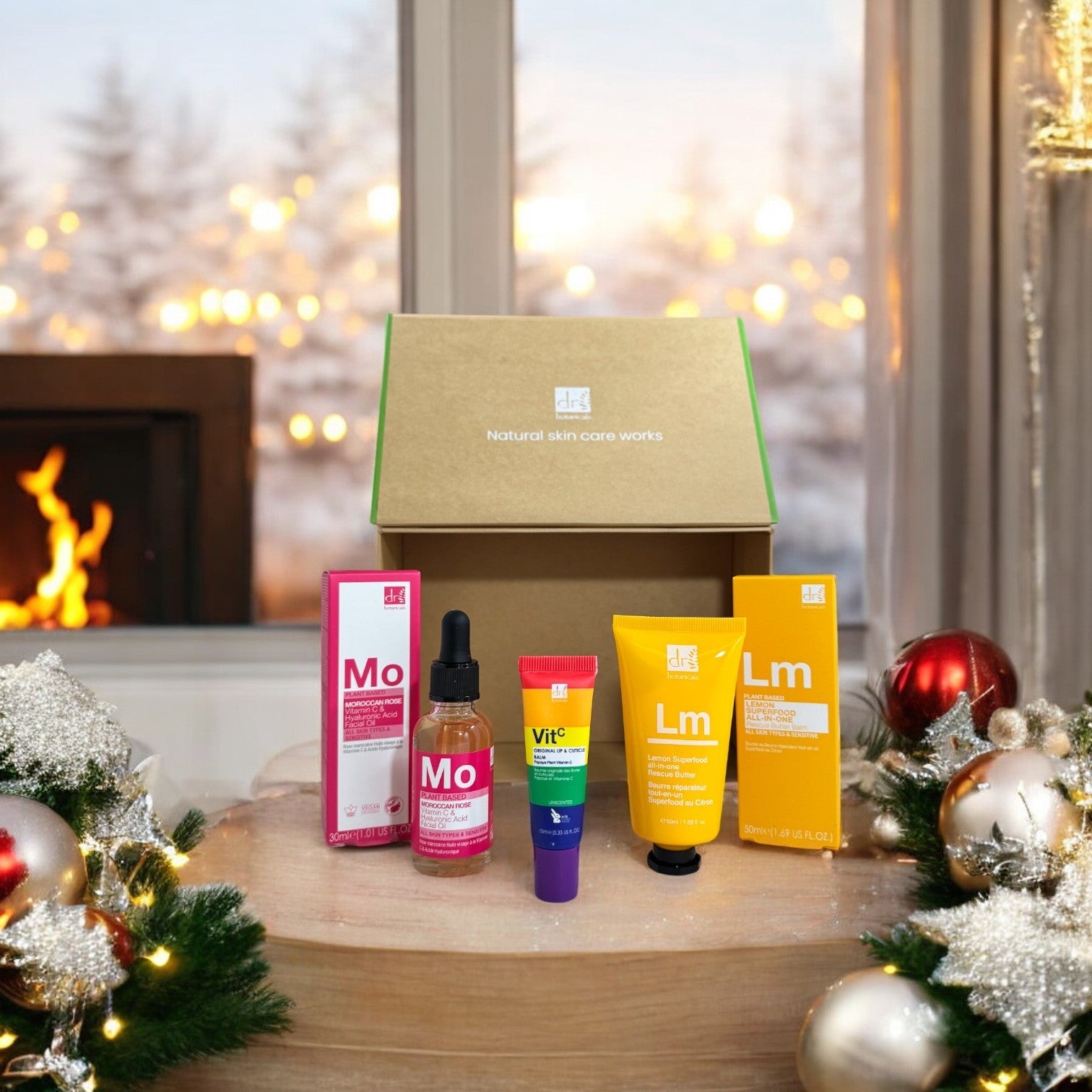 Dr Botanicals Vegan Best Sellers Skincare Christmas Gift Set - skinChemists