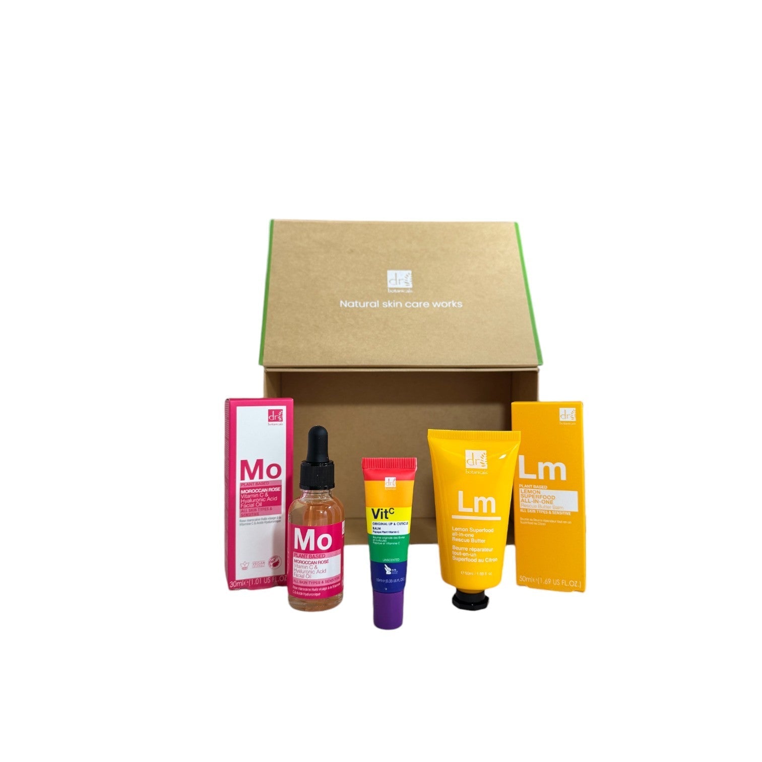Dr Botanicals Vegan Best Sellers Skincare Christmas Gift Set - skinChemists