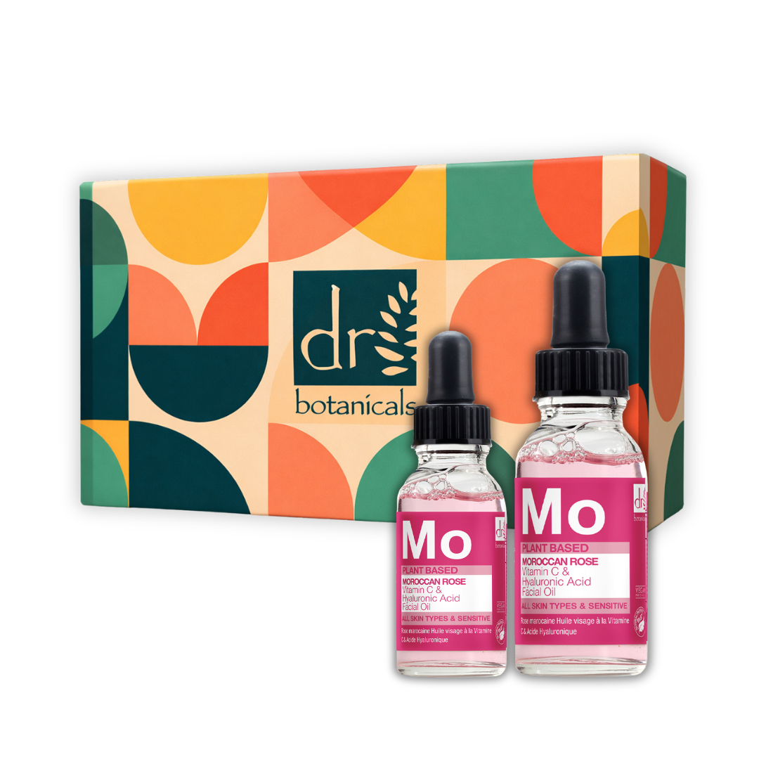 Moroccan Rose Facial Oil with Hyaluronic Acid & Vitamin C 15ml + 30ml