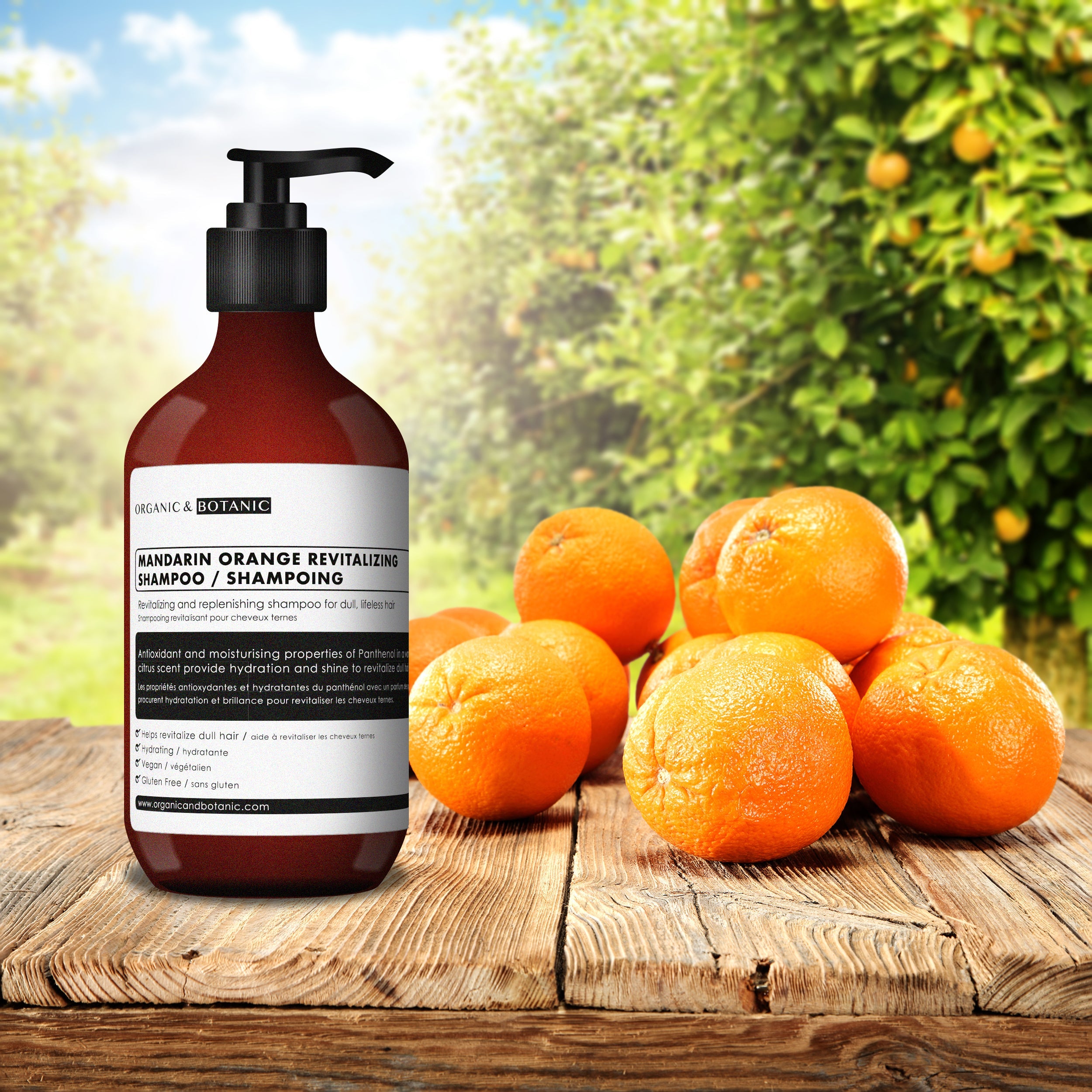 Mandarin Orange Revitalising Shampoo 500ml - skinChemists