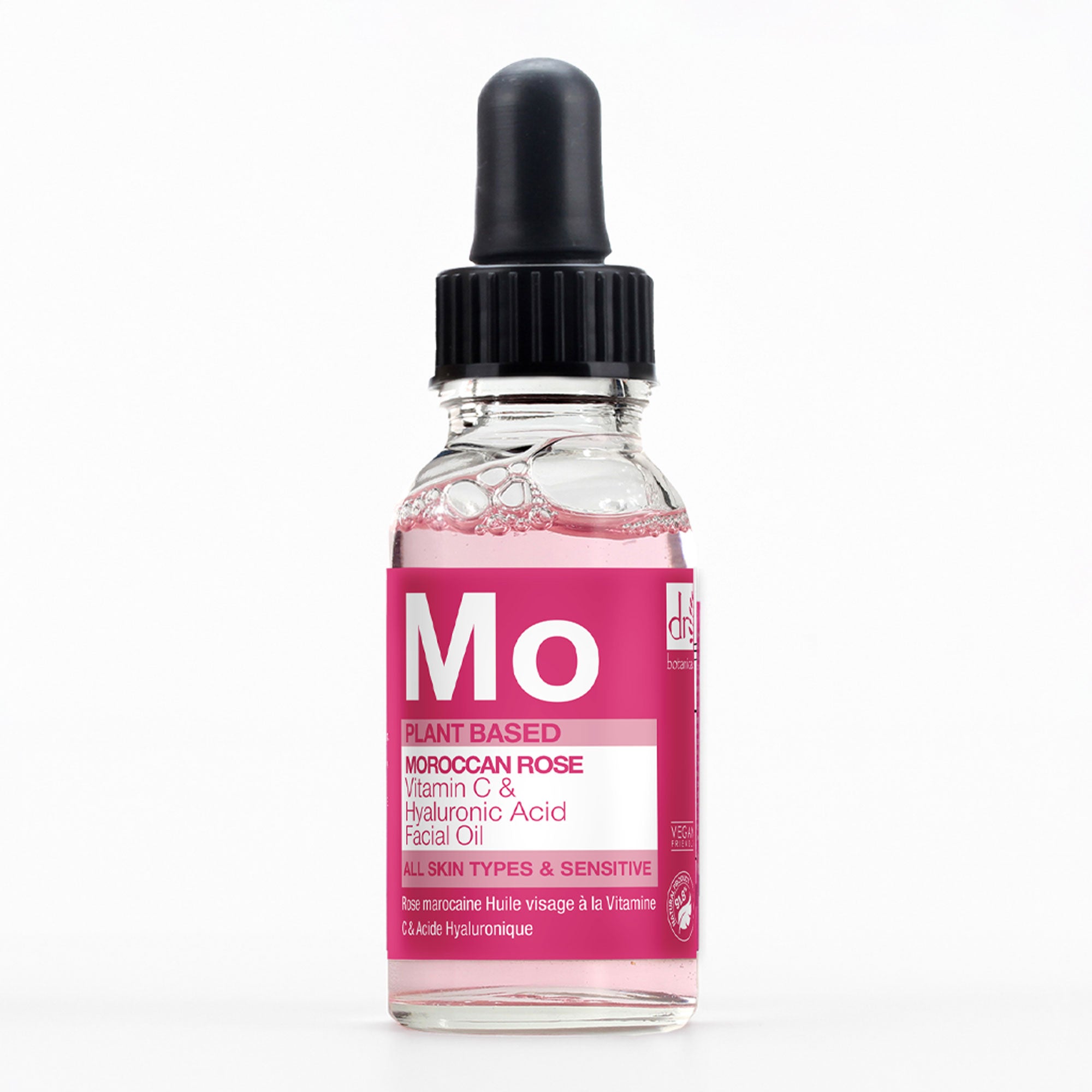 Moroccan Rose Facial Oil with Hyaluronic Acid & Vitamin C 15ml + 30ml