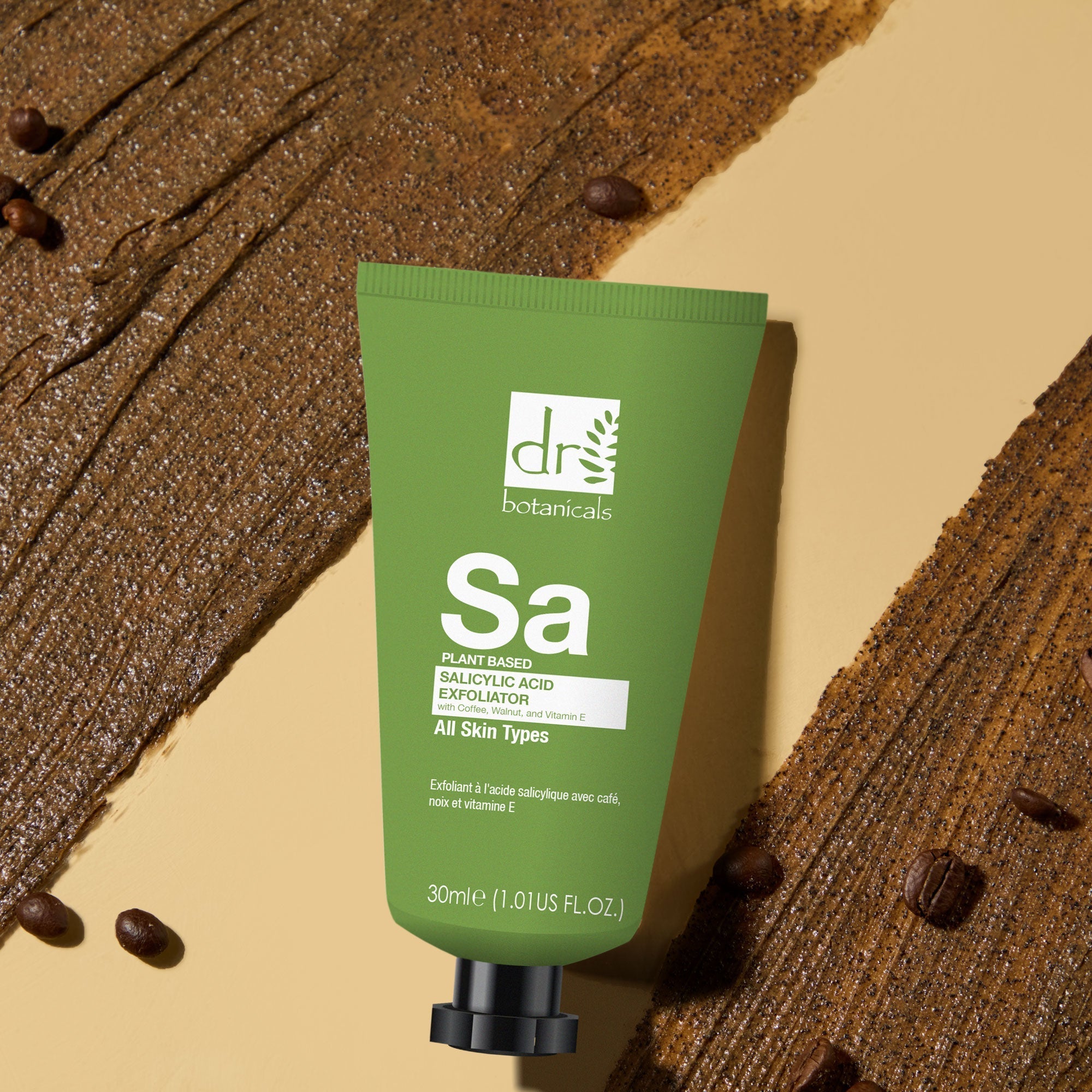 Salicylic Acid Exfoliator with Coffee, Walnut & Vitamin E 30ml VIP - skinChemists