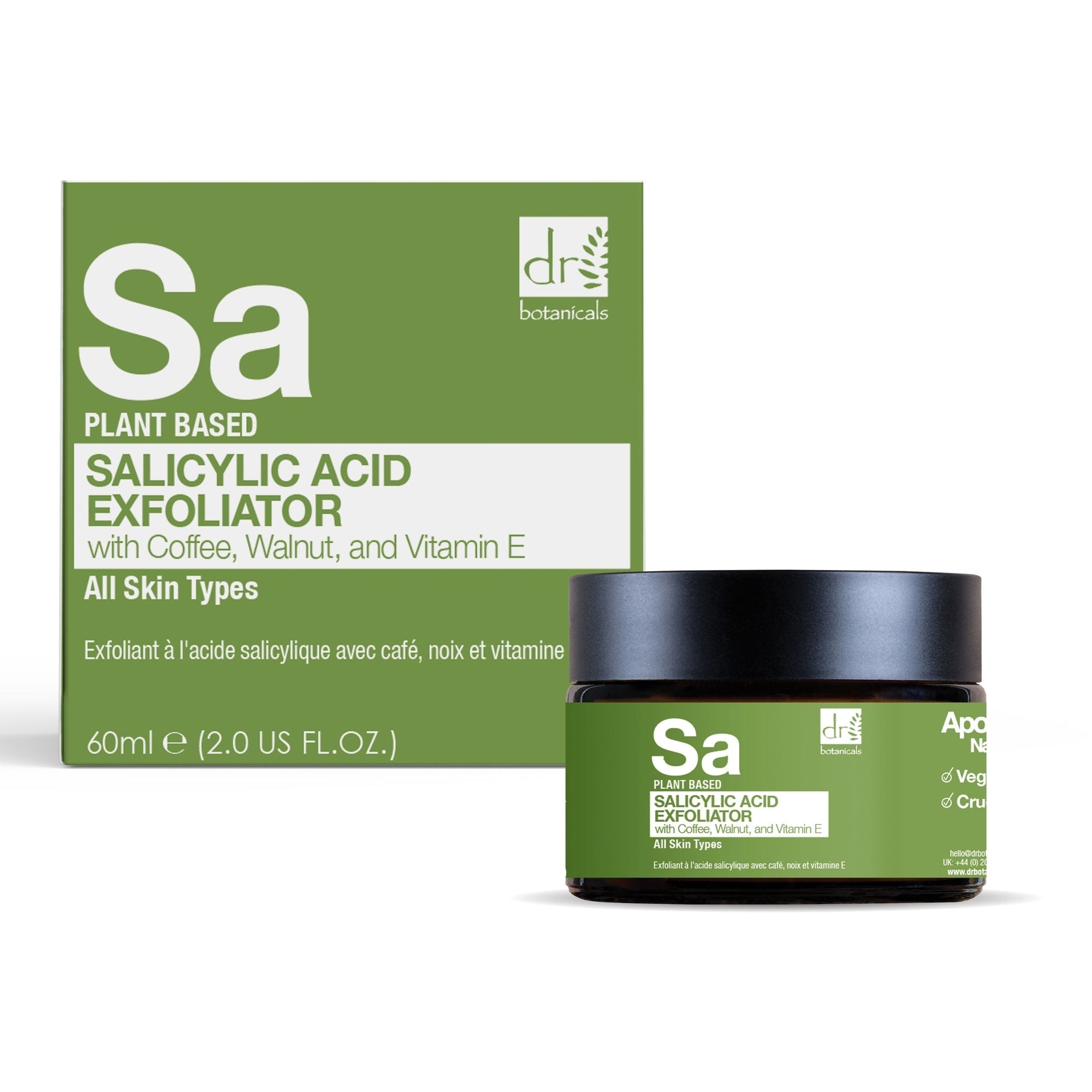 Salicylic Acid Exfoliator with Coffee, Walnut & Vitamin E 60ml - skinChemists