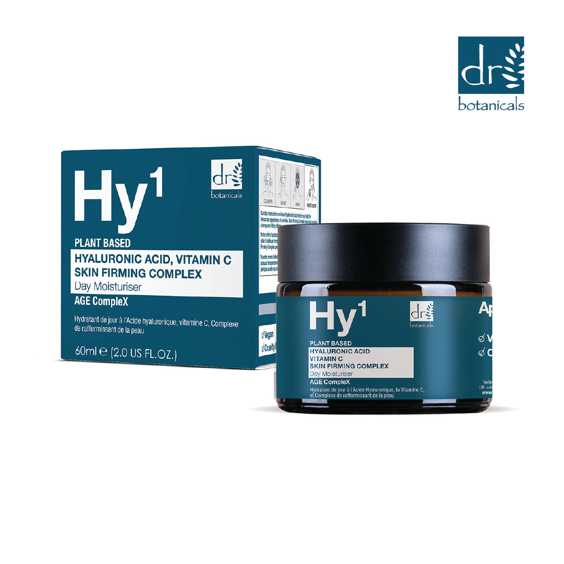 Hyaluronic Acid 1% & Vitamin C 1% & Skin Firming Complex 1% Day Moisturiser 60ml - skinChemists