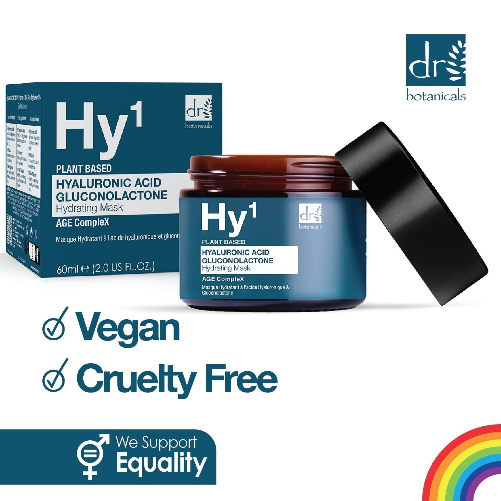 Hyaluronic Acid 1% & Gluconolactone Mask 60ml - skinChemists