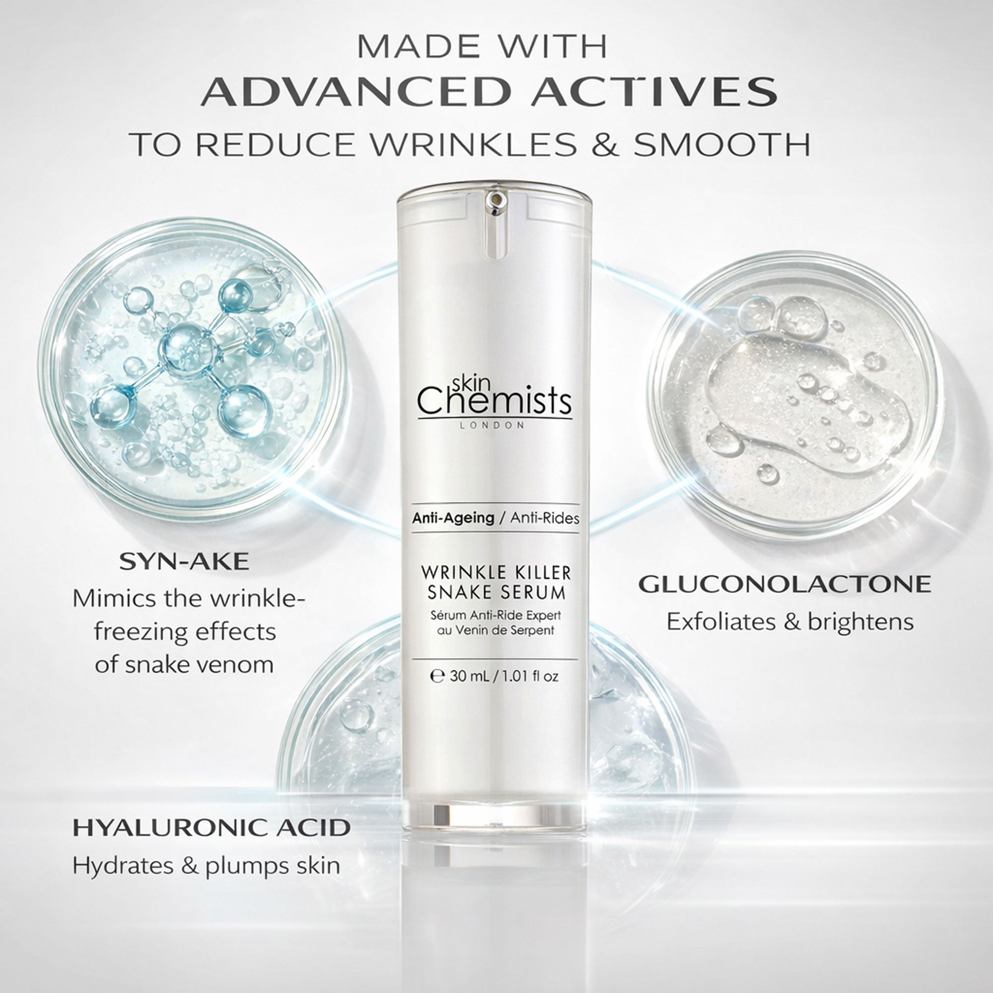 Wrinkle Killer Snake Serum 30ml - skinChemists