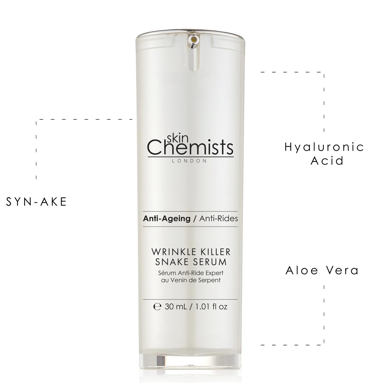 SC Facial Roller Massager+SC Wrinkle Killer Snake Serum 30ml - skinChemists