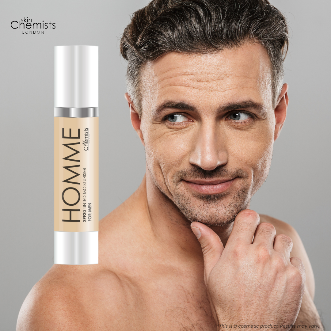 Men's Tinted Light Moisturiser SPF 30 50ml - skinChemists