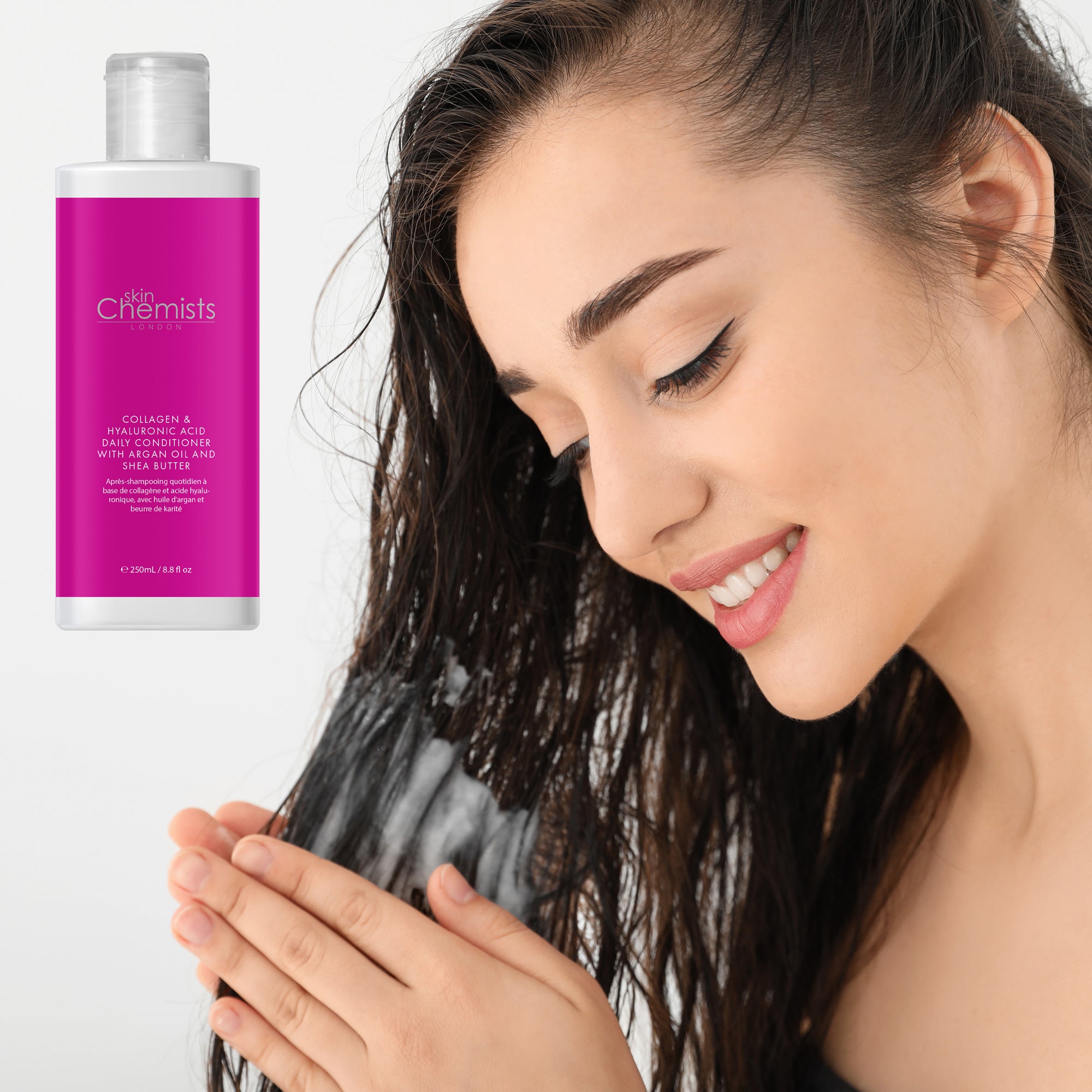 Collagen & Hyaluronic Acid Daily Conditioner with Argan Oil and Shea Butter 250ml - skinChemists