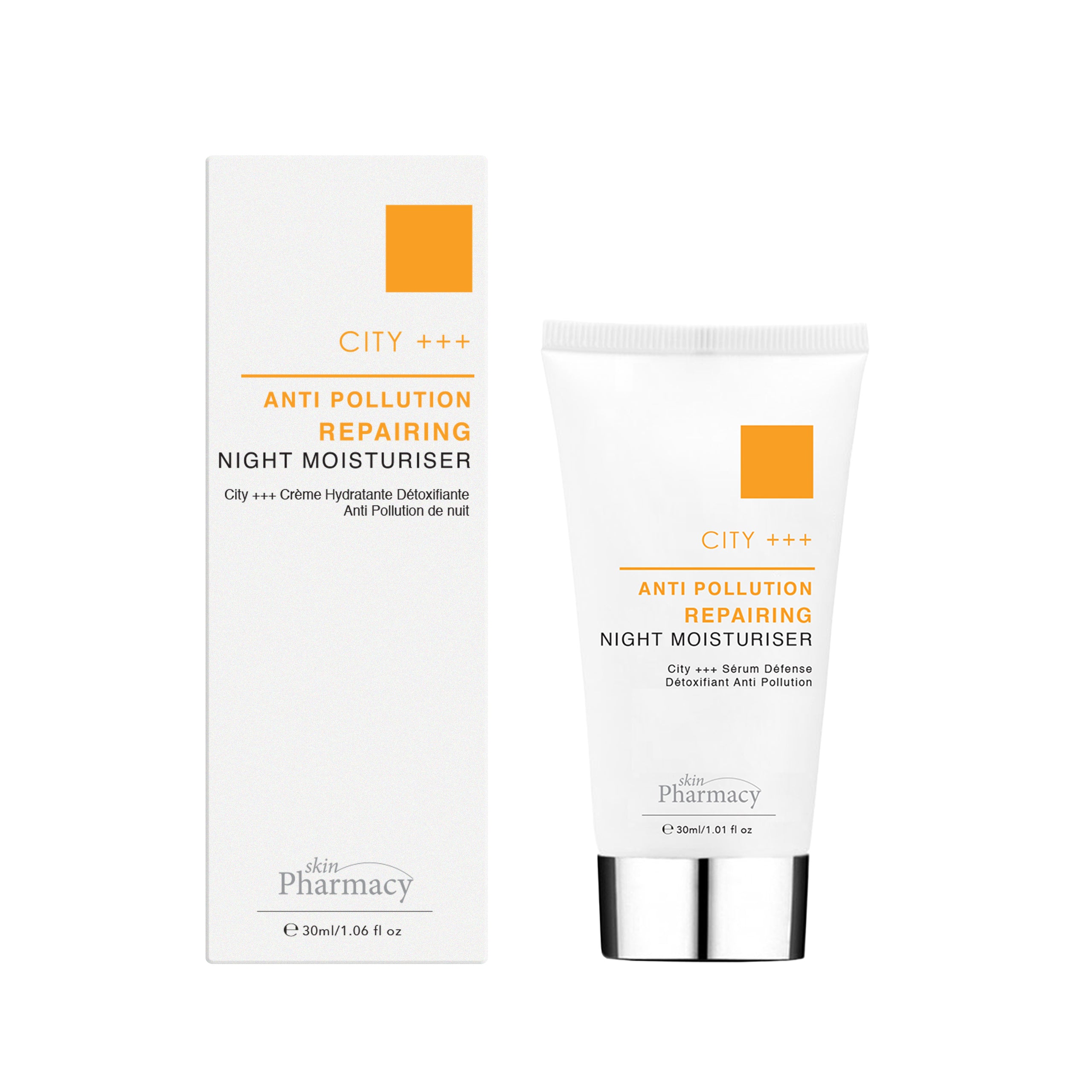 City +++ Anti-Pollution Repairing Night Moisturiser 30ml - skinChemists
