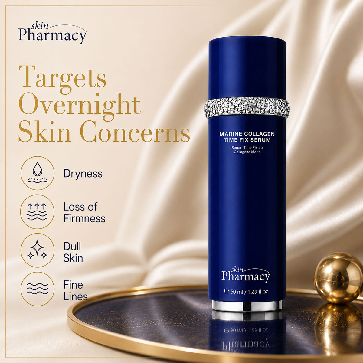 1% Marine Collagen Time Fix Anti-Ageing Serum 50ml
