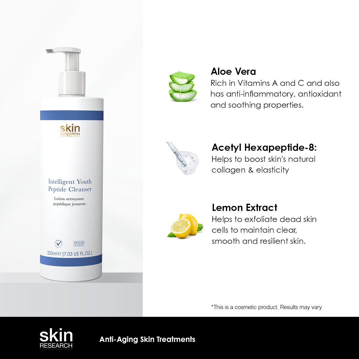 Youth Peptide Cleanser Duo Pack 2 x 200ml - skinChemists