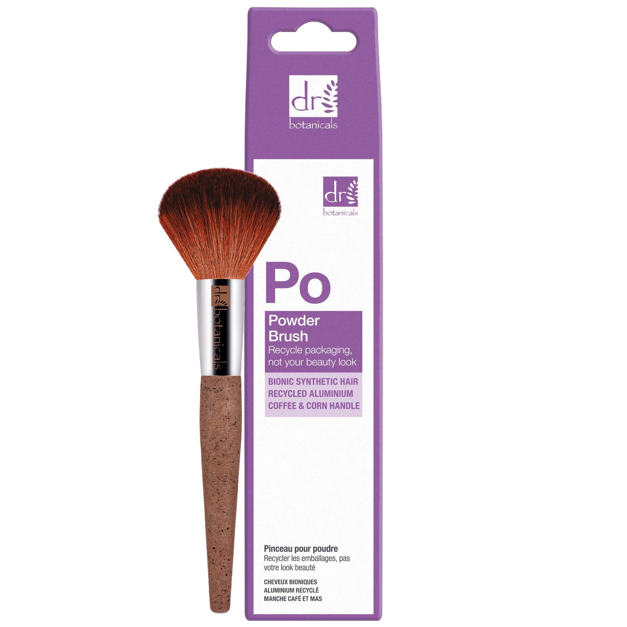 Dr Botanicals Coffee Ground Powder Brush Twin Value Savings Pack - skinChemists