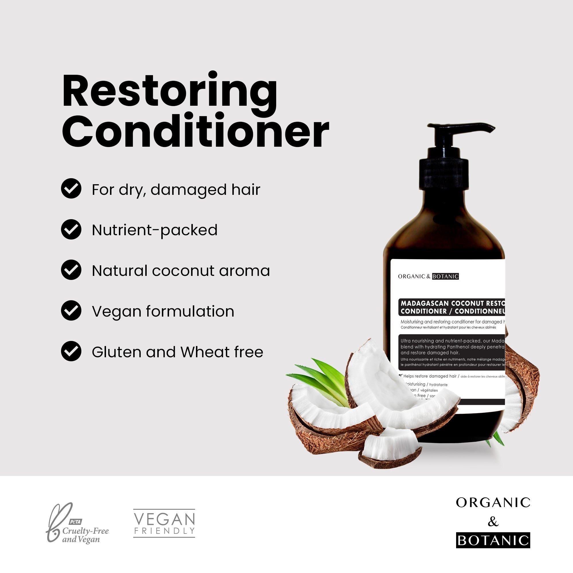 Organic & Botanic Strengthening Shampoo & Moisturising Conditioner Set - skinChemists