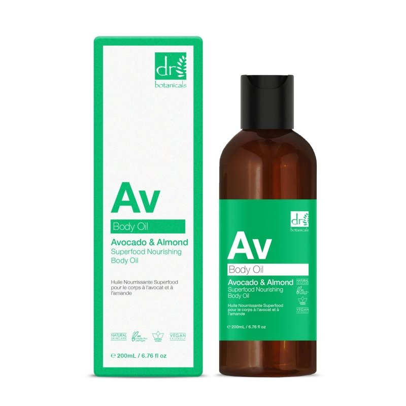 Avocado & Almond Superfood Nourishing Body Oil 200ml - skinChemists