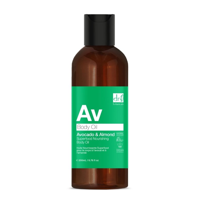 Avocado & Almond Superfood Nourishing Body Oil 200ml - skinChemists