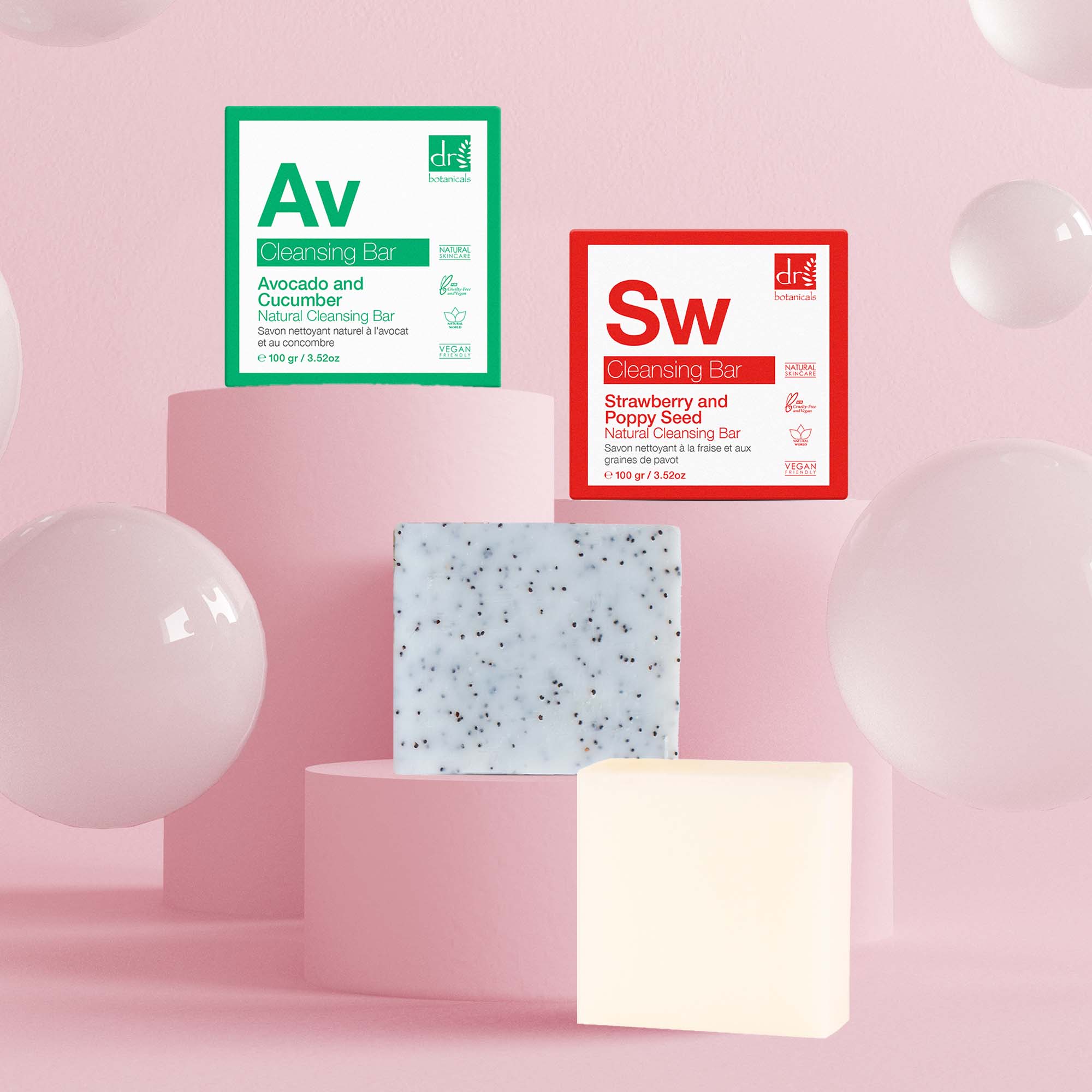 Avocado And Strawberry Cleansing Bar Kit - skinChemists
