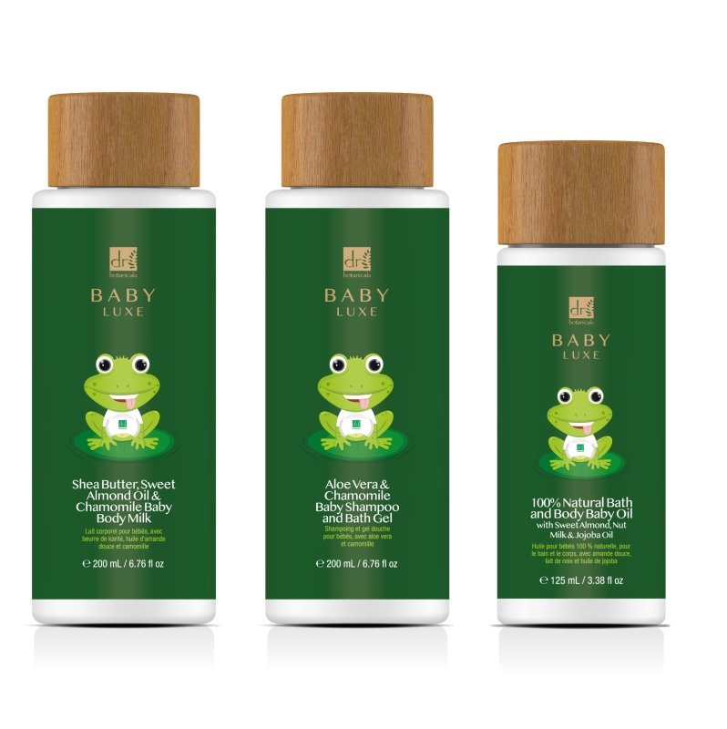 Baby Lux Shampoo and Bath Gel, Body Oil and Milk - skinChemists