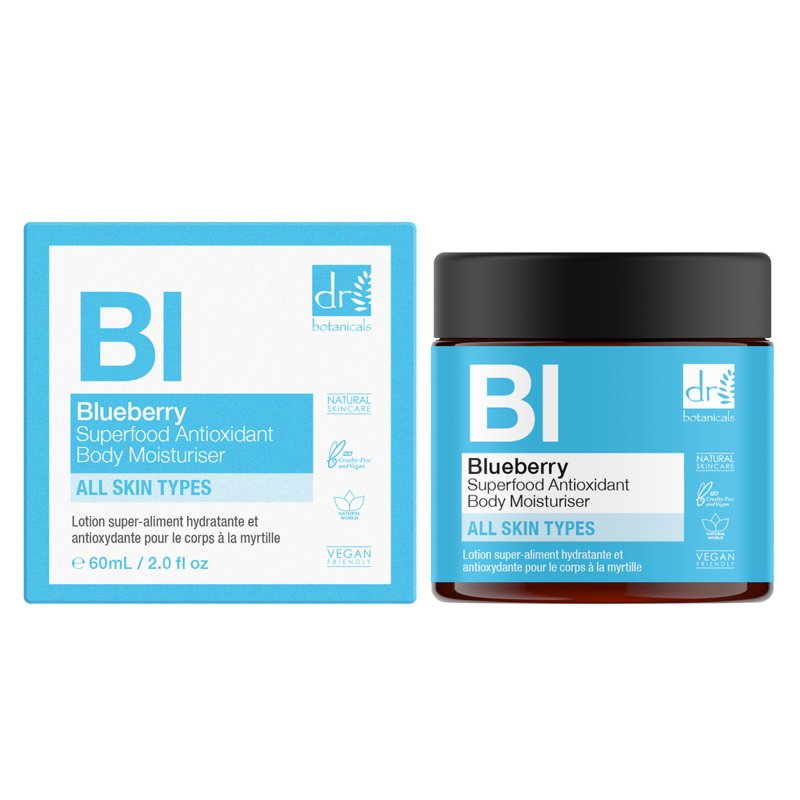 Blueberry Superfood Antioxidant Body Moisturiser 60ml - skinChemists