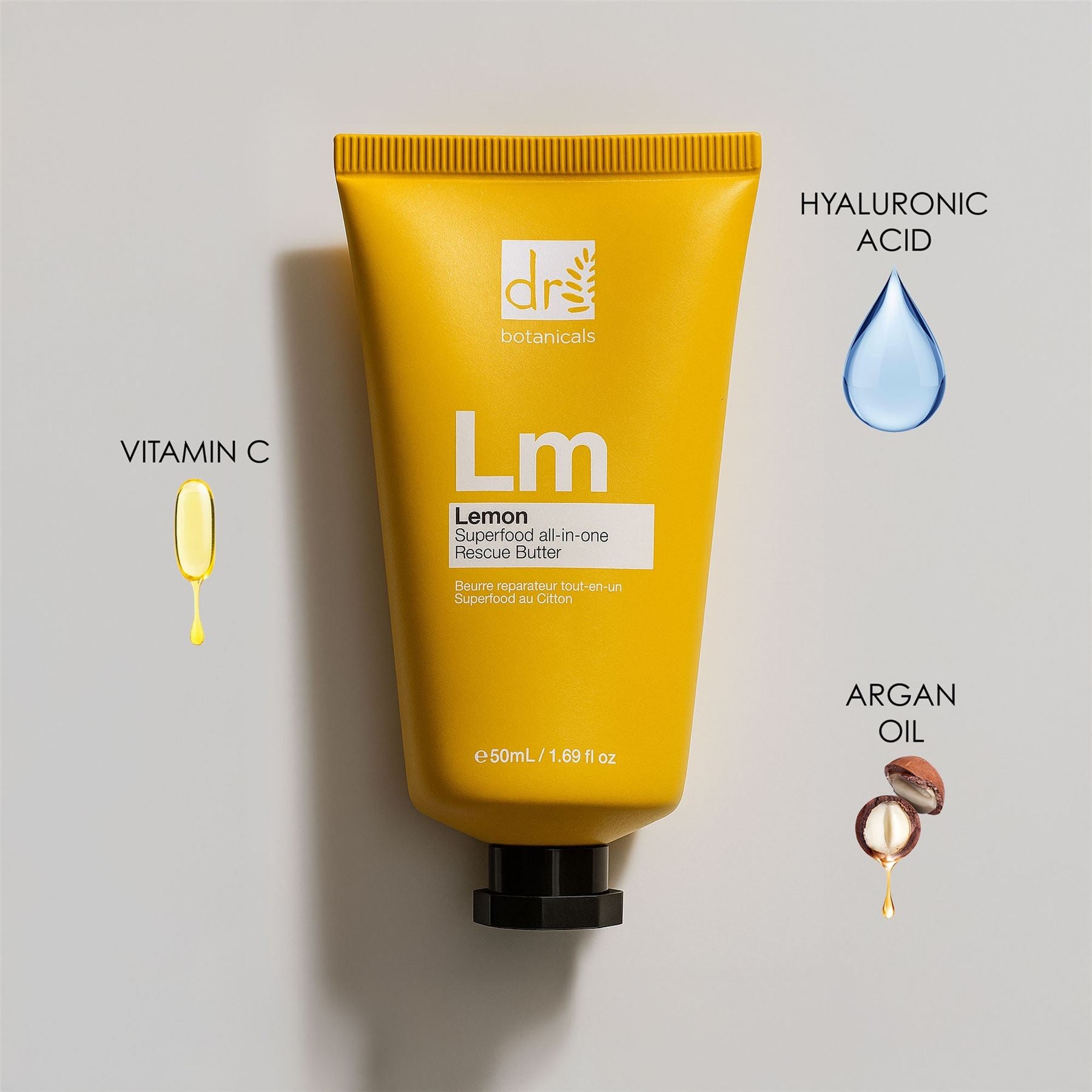 Dr Botanicals Lemon Superfood All-In-One Rescue Butter Duo Pack 100ml - skinChemists