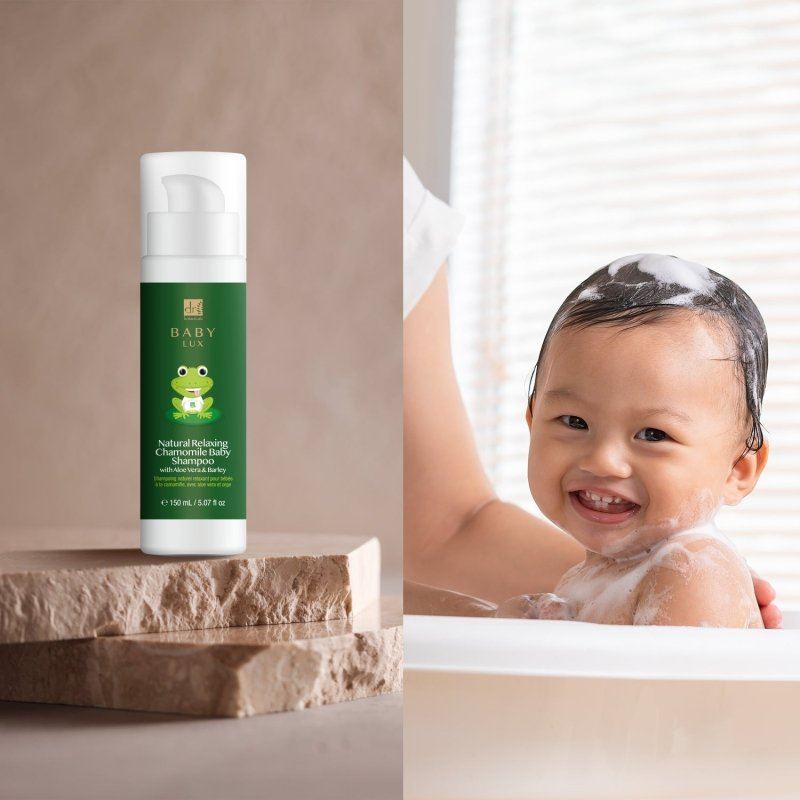 Baby Lux Natural Relaxing Chamomile Baby Shampoo 150ml - skinChemists