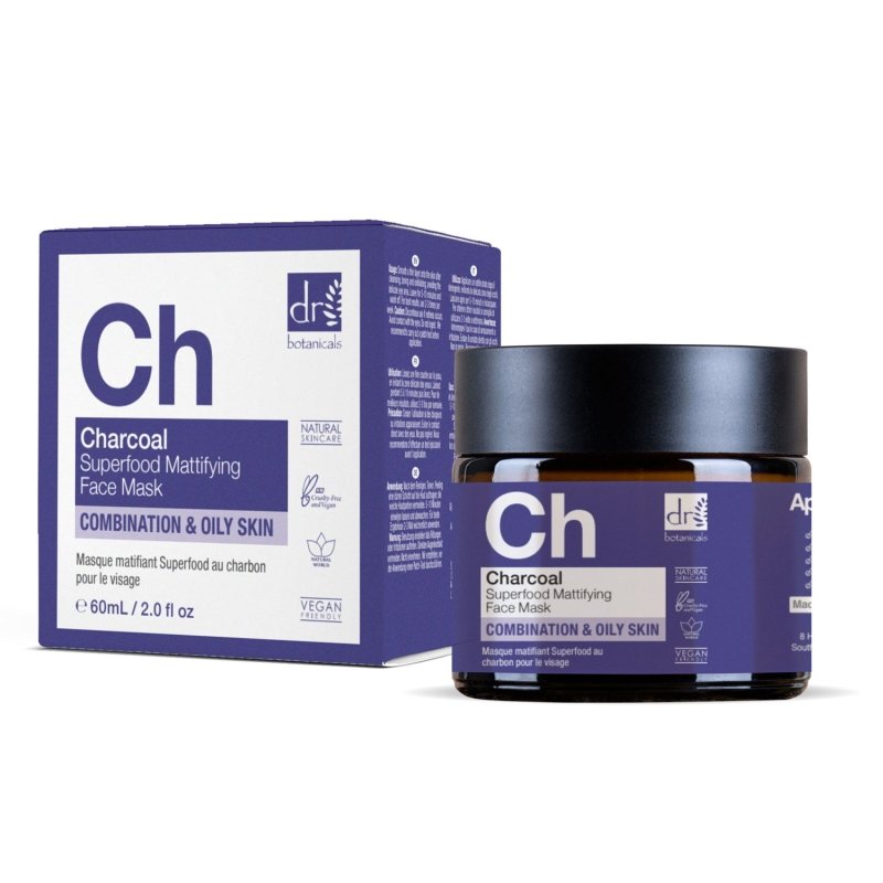 Charcoal Superfood Mattifying Face Mask 60ml - skinChemists