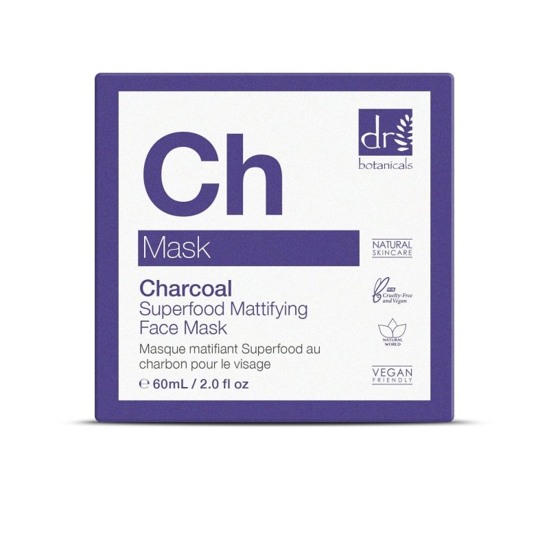 Charcoal Superfood Mattifying Face Mask 60ml - skinChemists