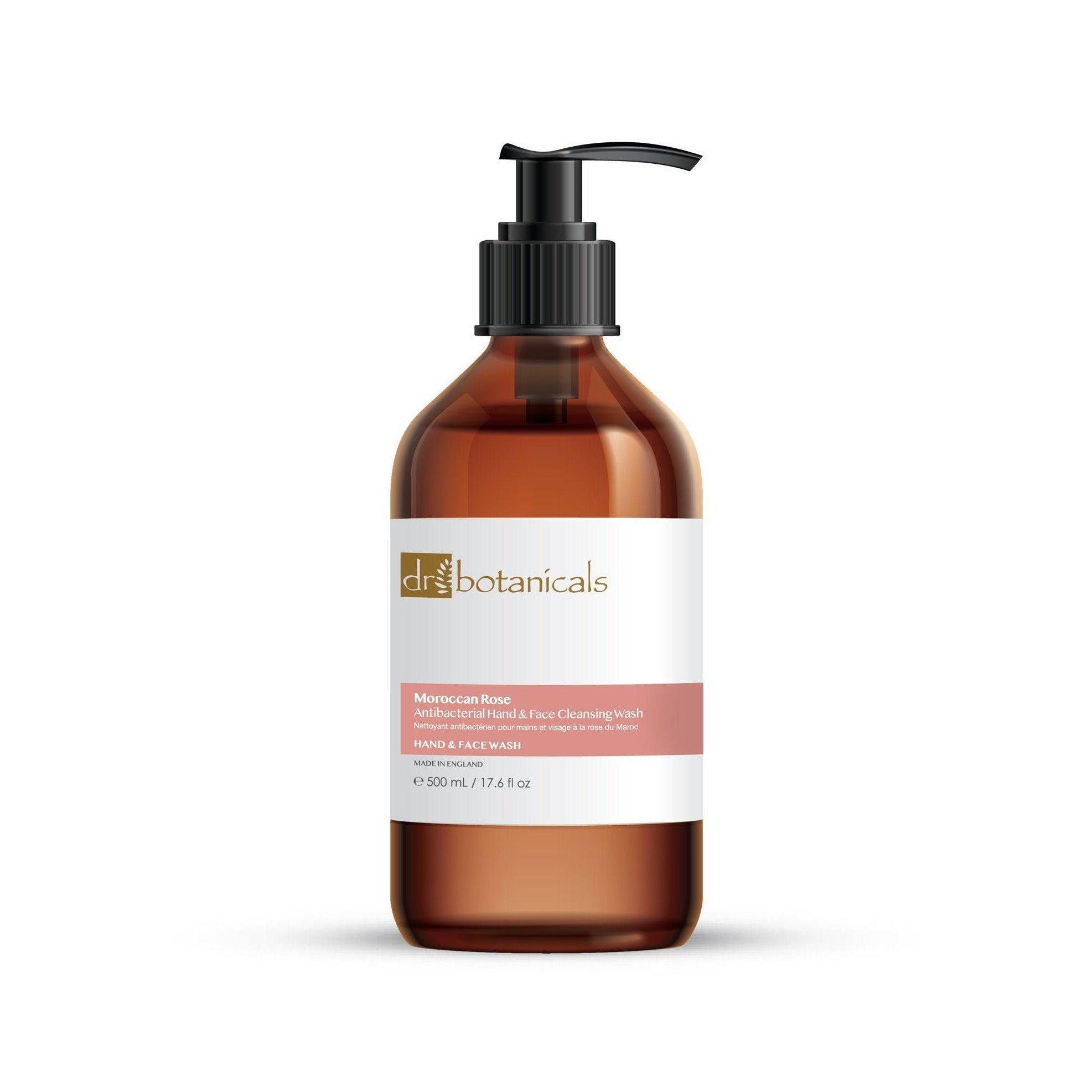 Dr Botanicals Moroccan Rose Hand & Face Cleansing Wash 500ml Twin Value Savings Pack - skinChemists