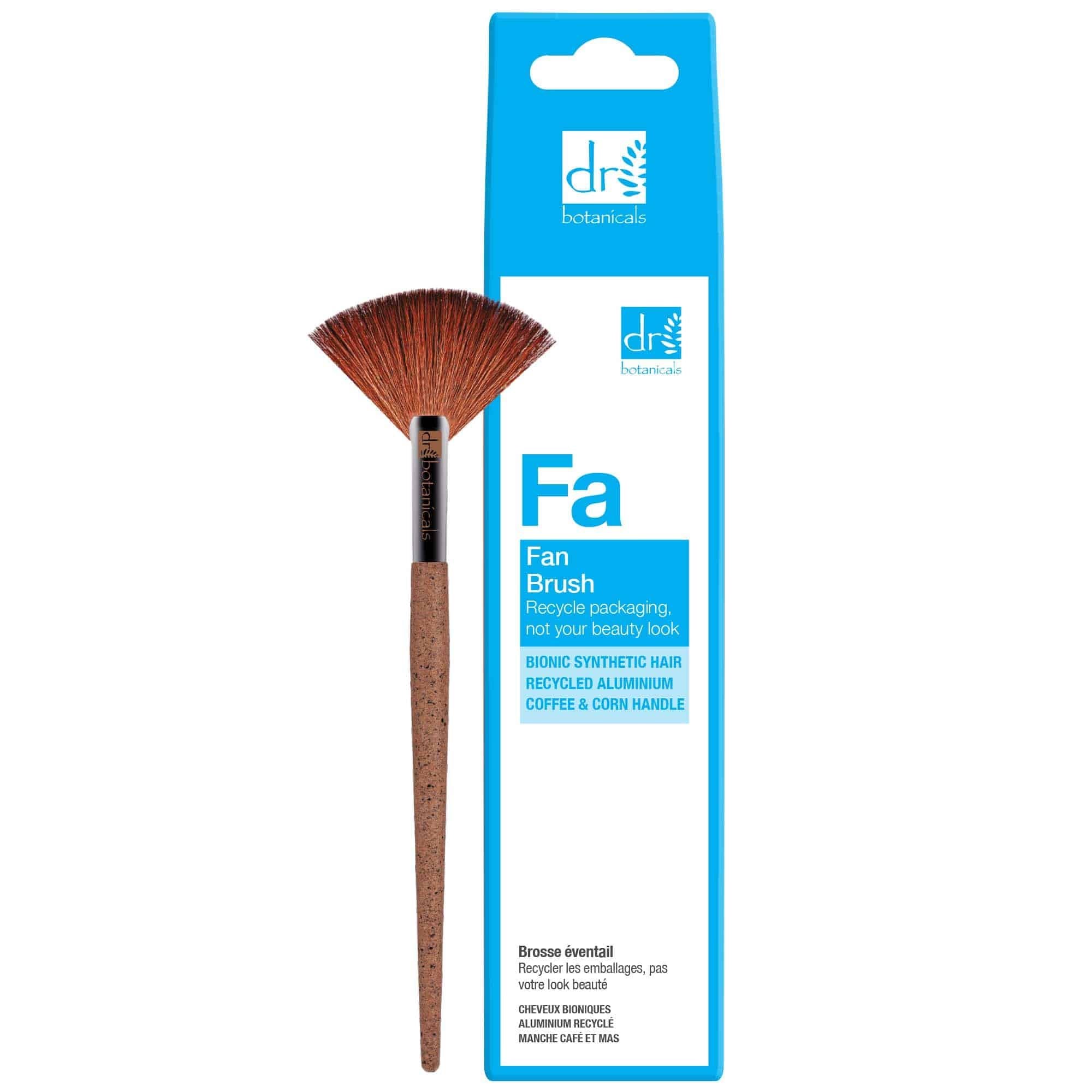 Dr Botanicals Coffee Ground Fan Brush Twin Value Savings Pack - skinChemists