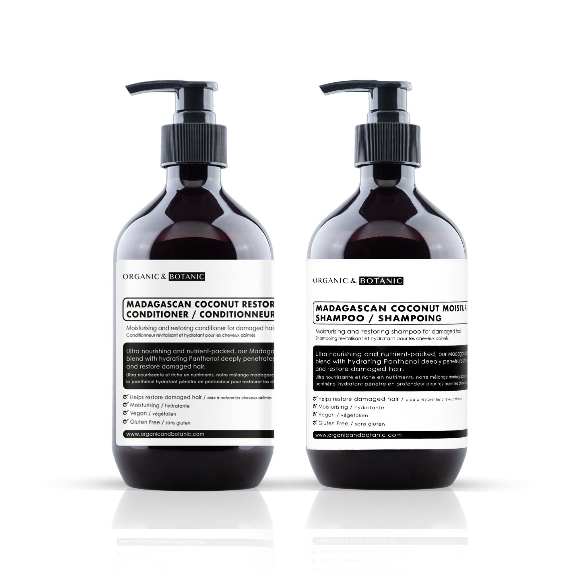Organic & Botanic Madagascan Coconut Shampoo & Conditioner - skinChemists
