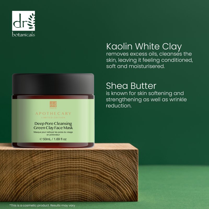 Deep Pore Cleansing Green Clay Face Mask 50ml - skinChemists