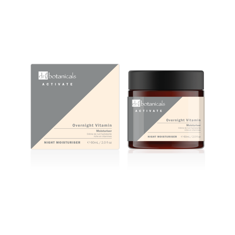 Dr Botanicals Charcoal Mattifying Mask & Overnight Vitamin Moisturiser - skinChemists
