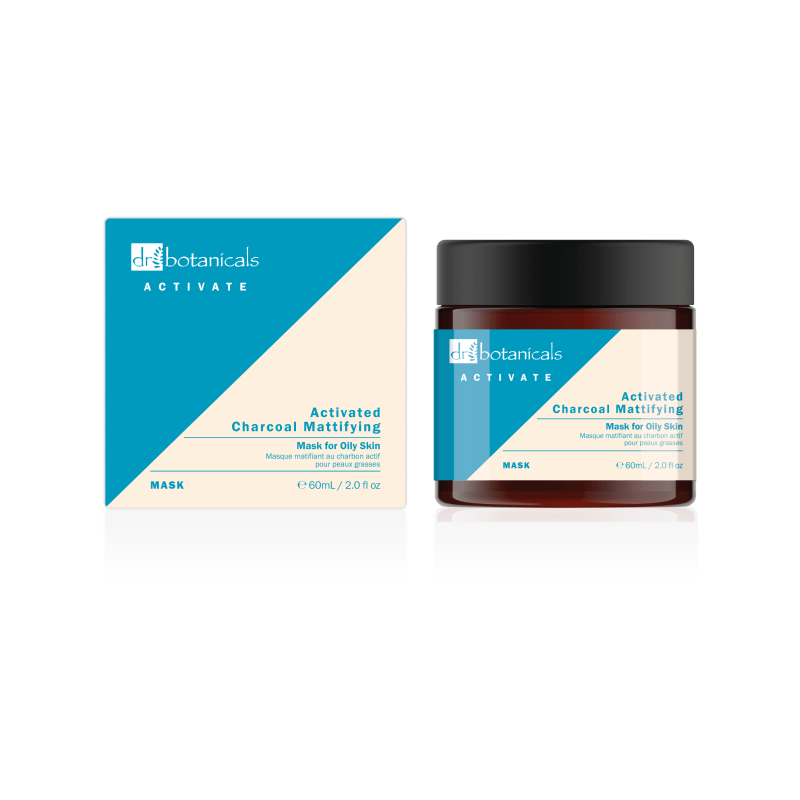 Dr Botanicals Charcoal Mattifying Mask & Overnight Vitamin Moisturiser - skinChemists