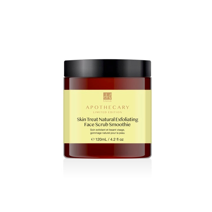 Dr Botanicals Skin Treat Natural Exfoliating Face Scrub Smoothie 120ml Twin Value Savings Pack - skinChemists