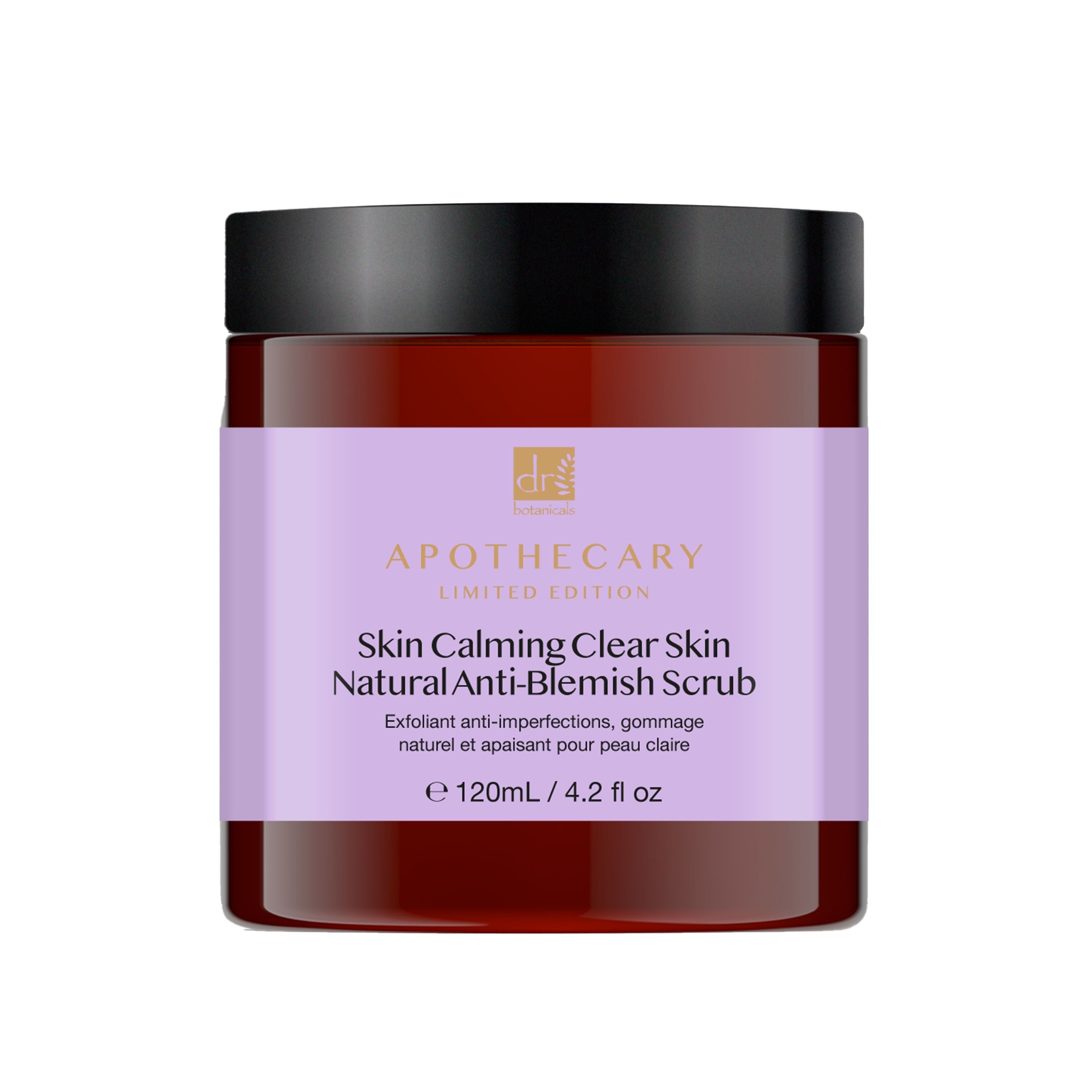 Dr Botanicals Skin Calming Clear Skin Natural Anti-Blemish Scrub 120ml Twin Value Savings Pack - skinChemists