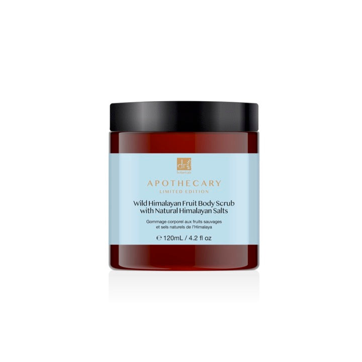 Dr Botanicals Wild Himalayan Fruit Body Scrub with Natural Himalayan Salts 120ml Twin Value Savings Pack - skinChemists