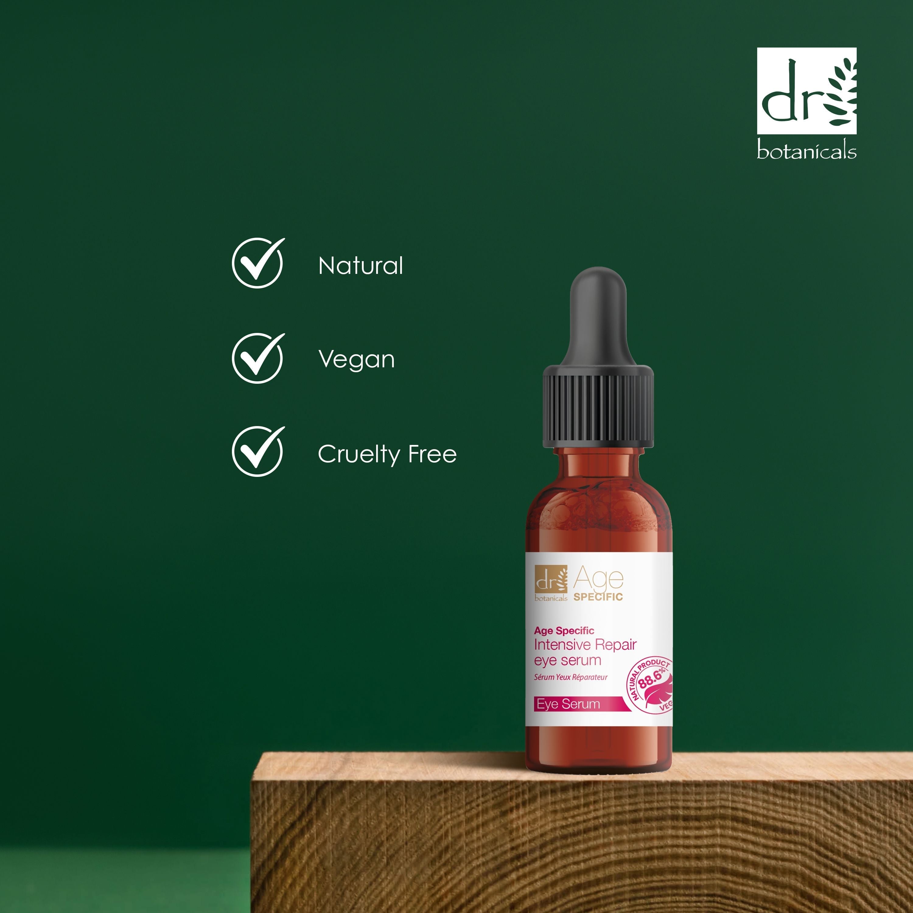 Dr Botanicals Age Specific Intensive Repair Eye Serum 15ml Twin Value Savings Pack - skinChemists