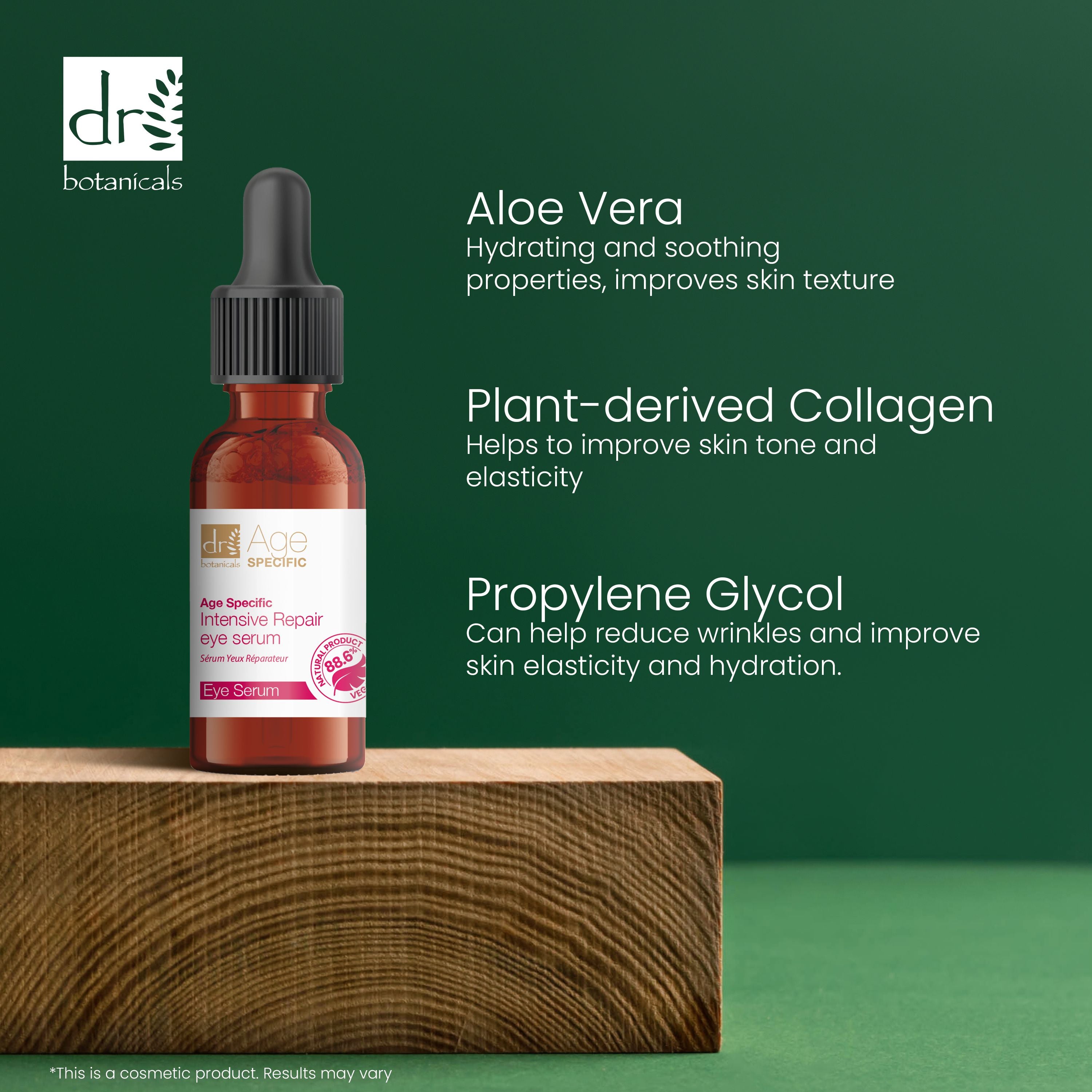 Dr Botanicals Age Specific Intensive Repair Eye Serum 15ml Twin Value Savings Pack - skinChemists