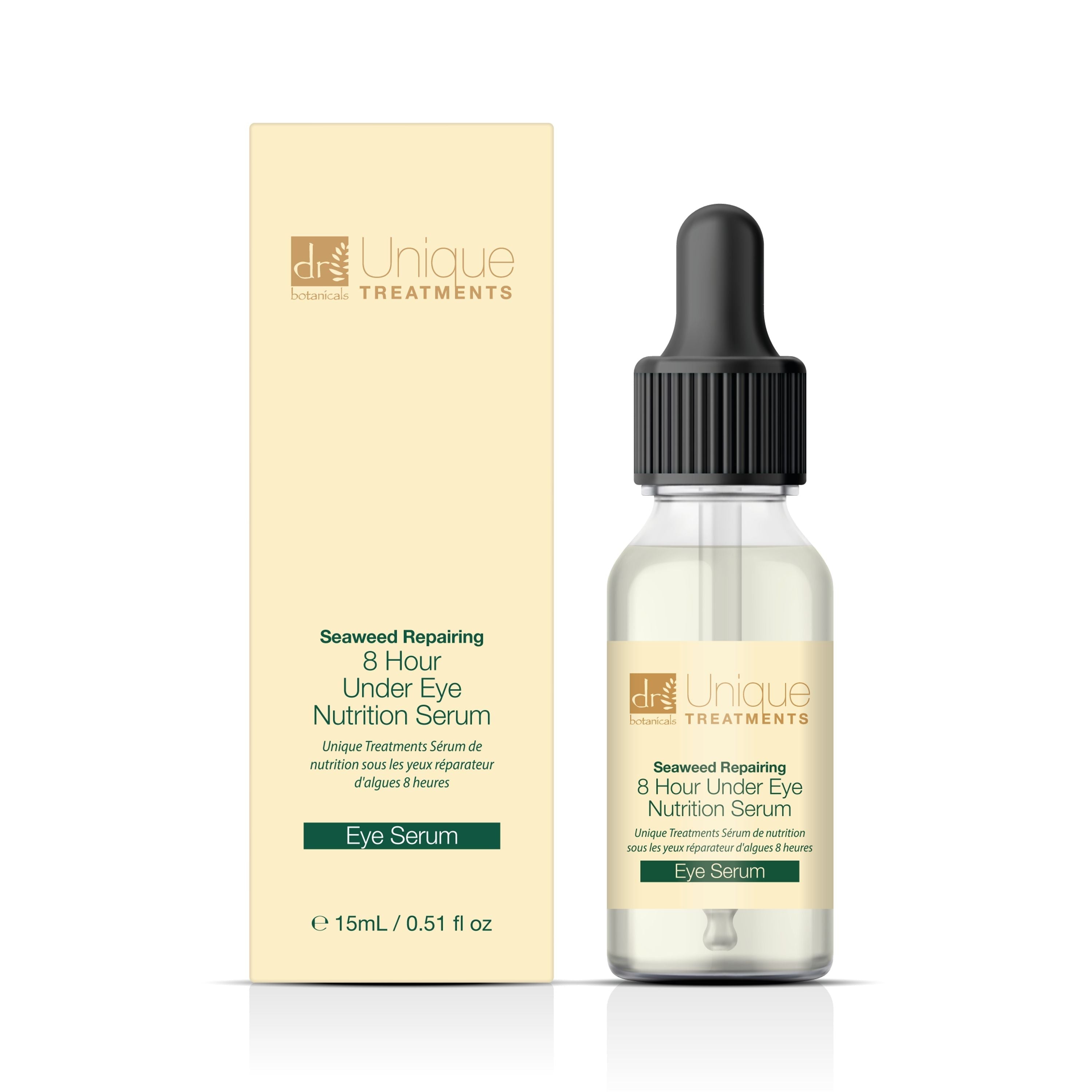 Dr Botanicals Unique Treatments Seaweed Repairing 8 Hour Under Eye Nutrition Serum 15ml Twin Value Savings Pack - skinChemists