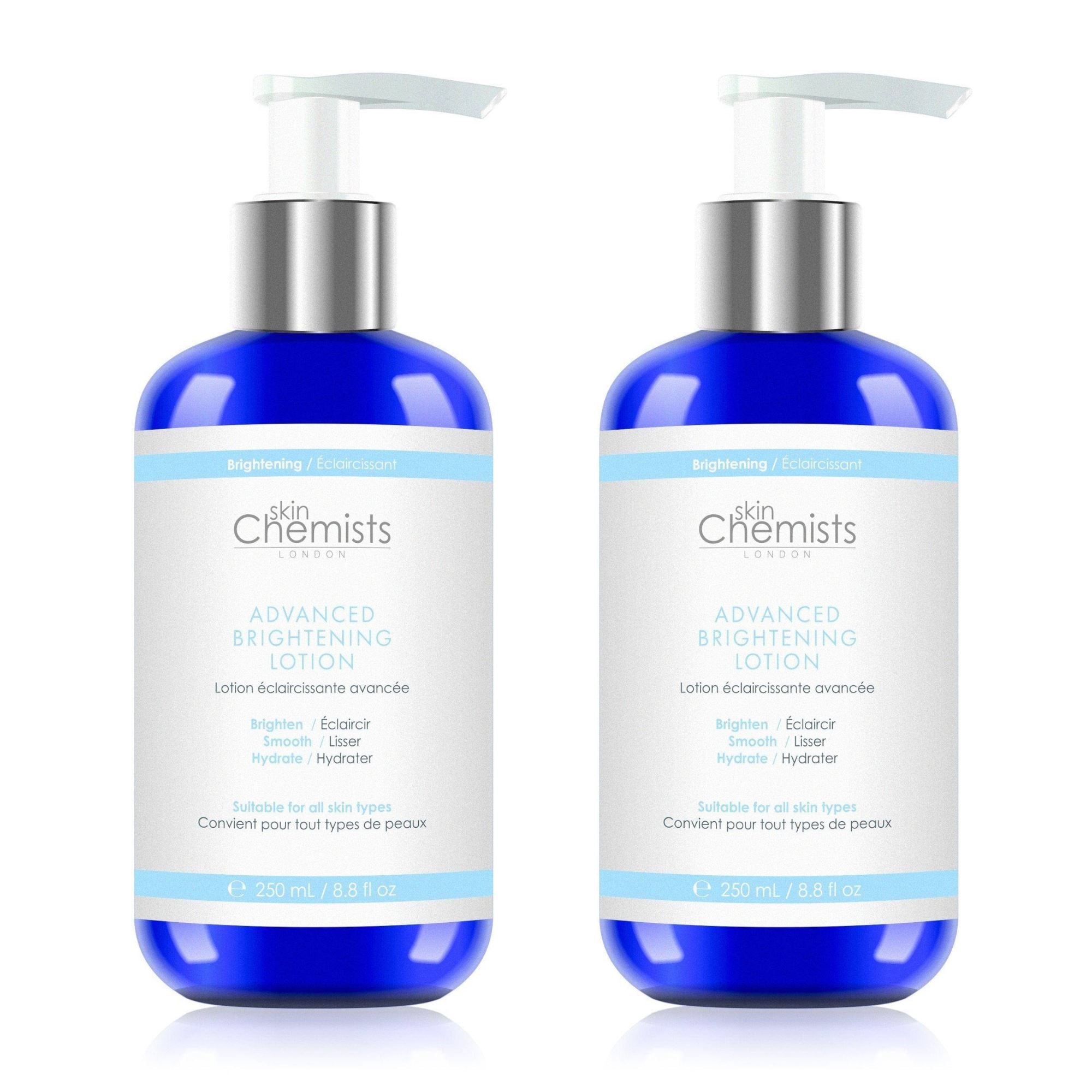 skinChemists Advanced Brightening Lotion 250ml Twin Savings Pack - skinChemists