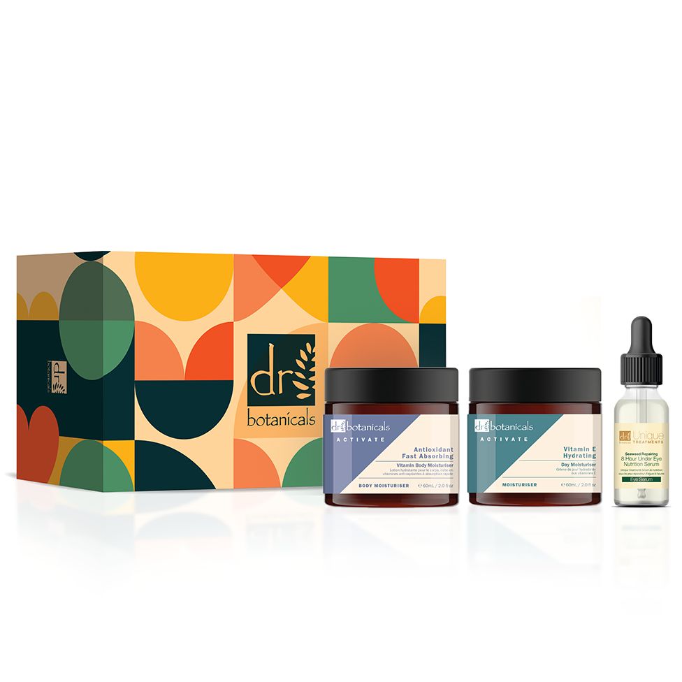 Dr Botanicals Antioxidant Body Moisturiser, Vitamin E Day Moisturiser & Seaweed Serum - skinChemists
