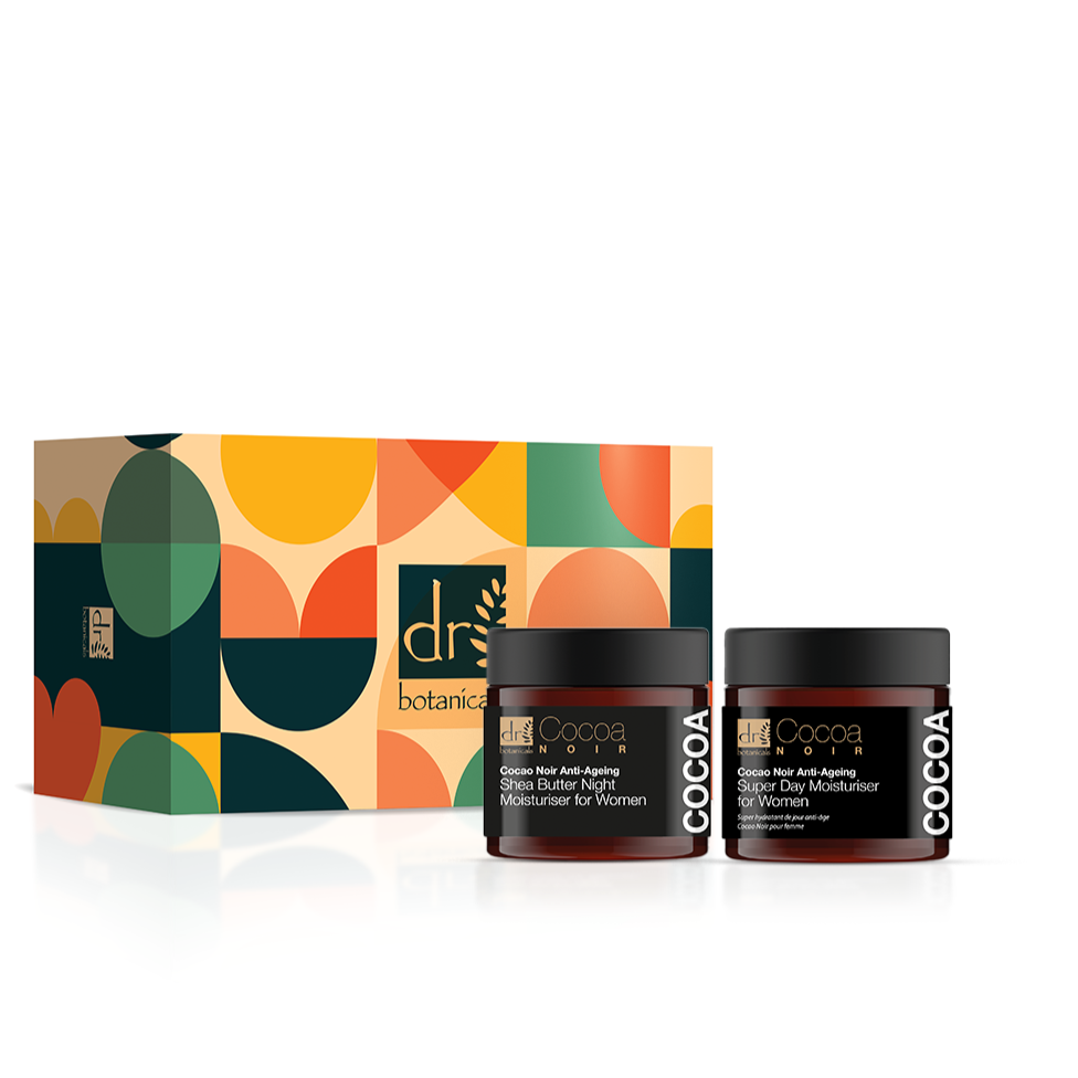 Dr Botanicals Cocoa Noir Anti-Ageing Night Moisturiser & Day Moisturiser Kit - skinChemists