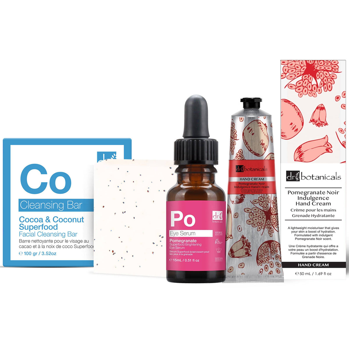 Pomegranate, Cocoa & Coconut Brightening Trio Kit - skinChemists